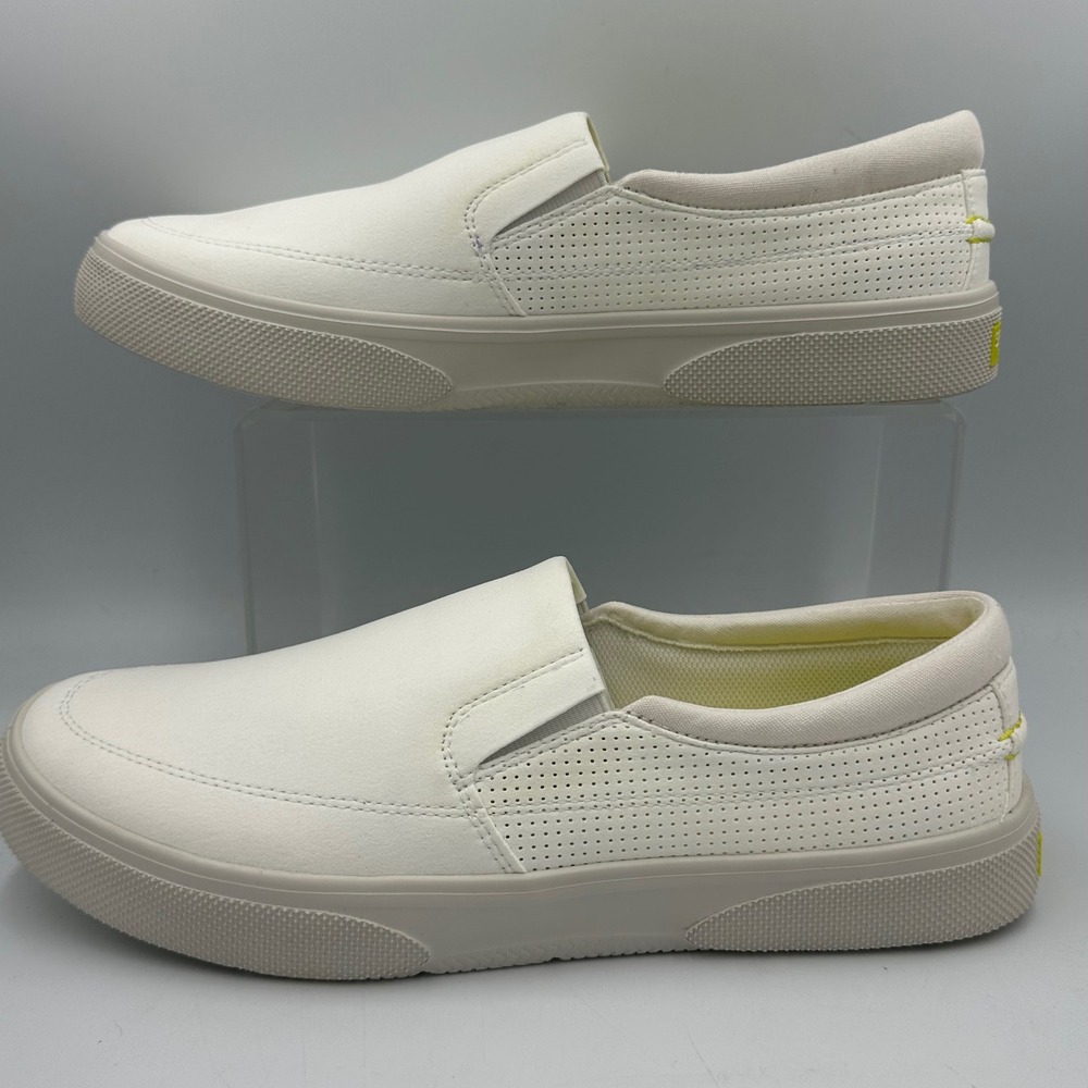Sperry Halyard PlushStep Slip On Sneaker Shoes Mens 10M White Coastal Preppy NIB - Picture 4 of 14